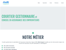 Tablet Screenshot of multi-impact.com